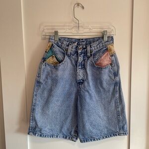 Vintage Zena MultiColor High Waisted Jorts
